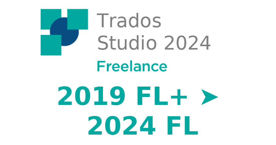 Atjauninājums no Trados Studio 2019 Freelance Plus uz Trados Studio 2024 Freelance